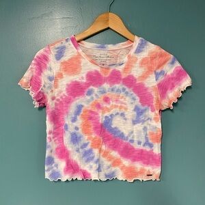 𝅺HOLLISTER Tie Dye Crop Top - Small